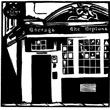 Brighton pub linocut