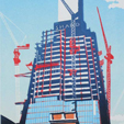  The Shard linocut London